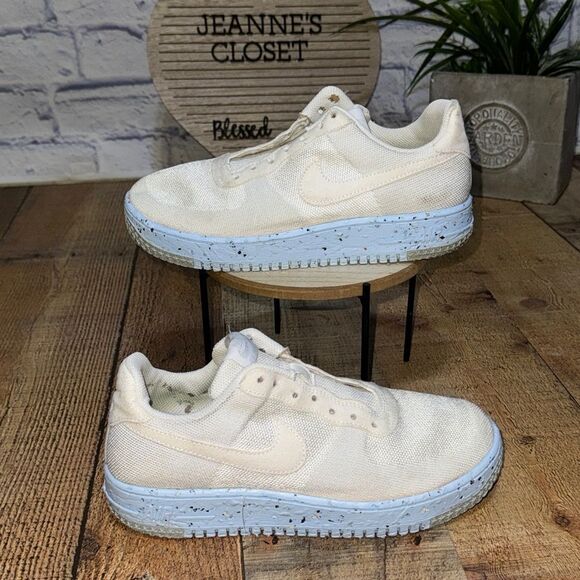 Womens Nike Air Force 1 Crater Flyknit size 8.5 - Picture 1 of 10
